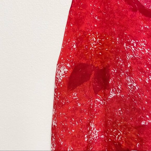 Joie Saunders Red Silk Sleeveless Blouse - Picture 5 of 10